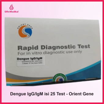 Reagen Rapid Test Dengue IgG-IgM Cassette Merek Orient Gene