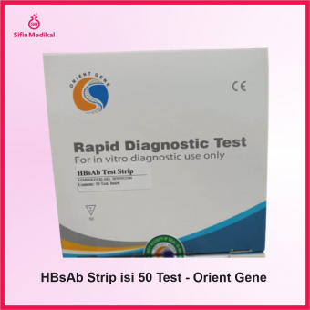 Reagen Rapid Test HBsAb Strip Merek Orient Gene